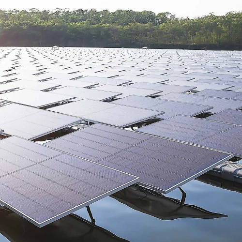 Carport and Floating Solar Panels