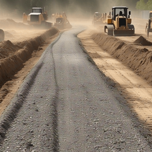 Gravel Roads Near Construction Sites